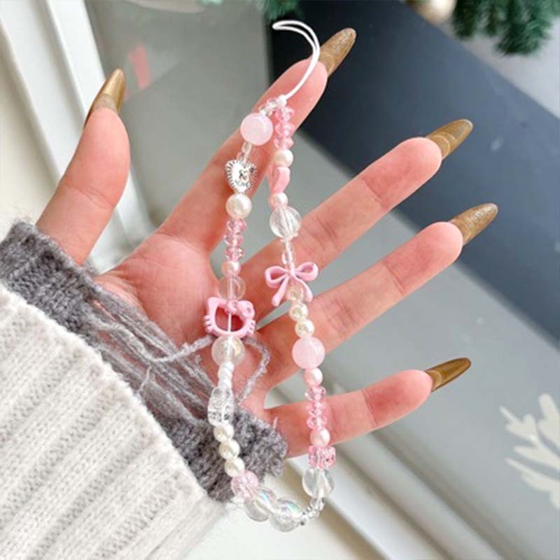  dây đeo điện thoại ngắn  nữ dễ thương  dây đeo máy ảnh Dây đeo điện thoại hình nơ mèo | BigBuy360 - bigbuy360.vn