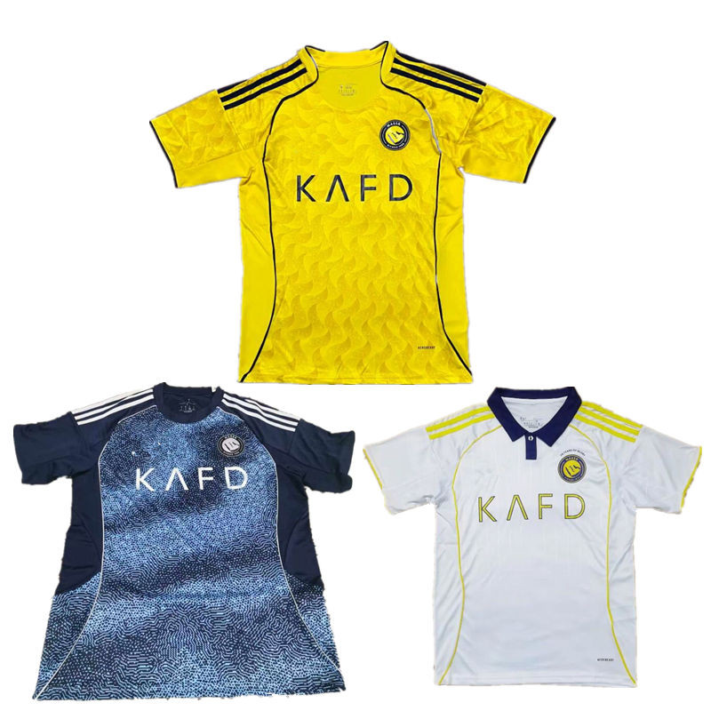Al-Nassr FC Ronaldo Bộ đồ sân khách mới trên sân nhà thứ ba