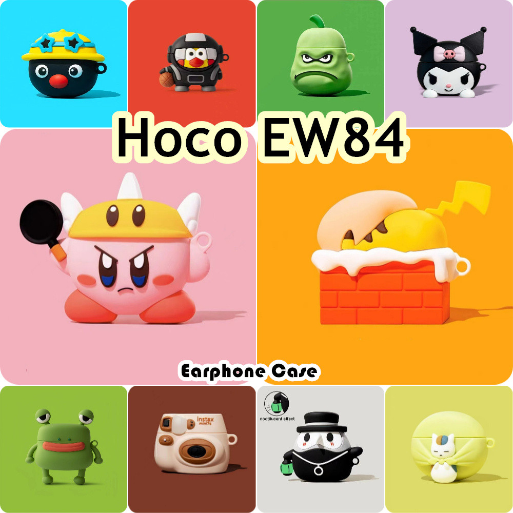 [Cửa hàng chính hãng] Dành cho vỏ Hoco EW84 Vỏ silicon mềm sáng tạo Vỏ tai nghe hoạt hình mát mẻ NO.