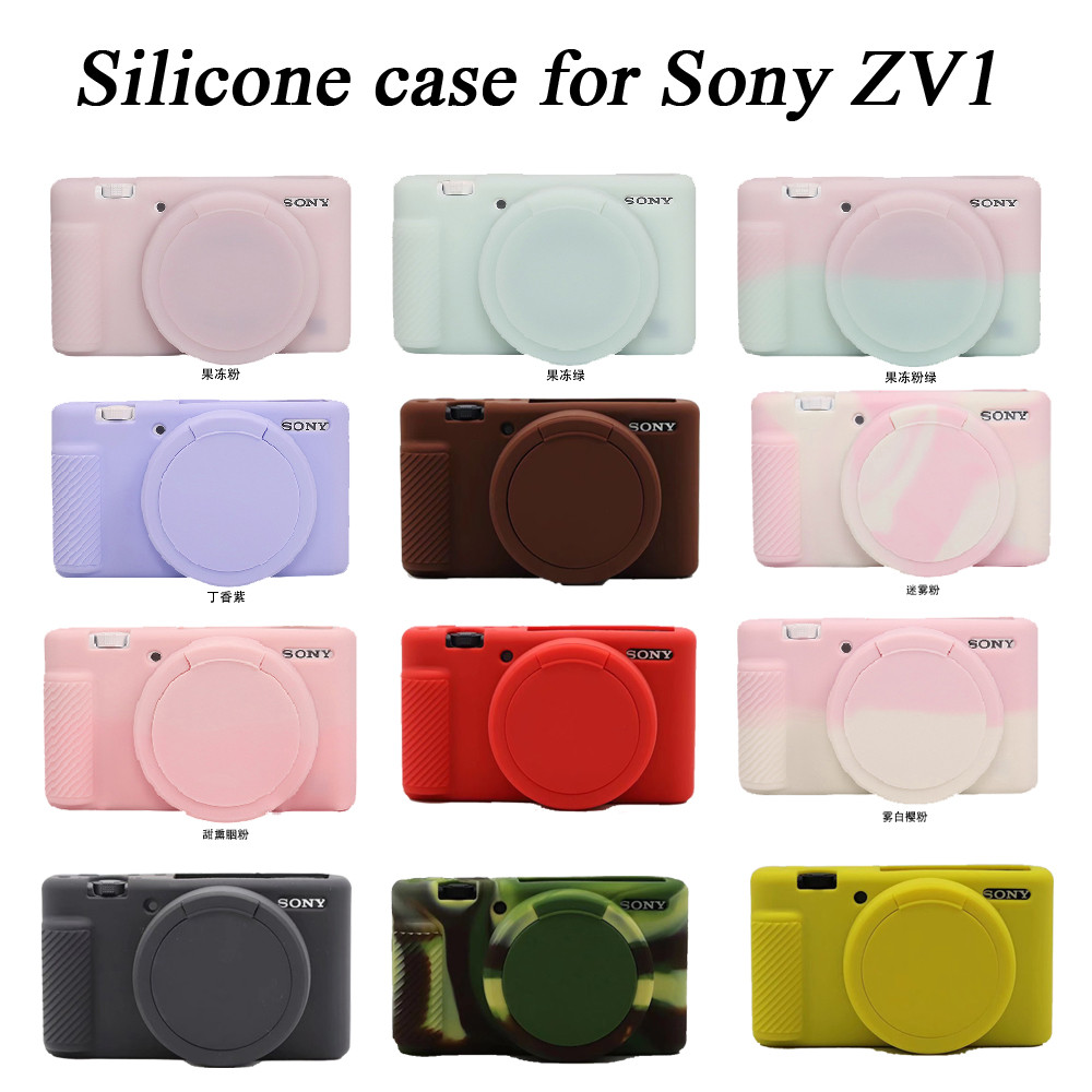 Ốp lưng máy ảnh silicon Sony ZV1 Vỏ bảo vệ thân cao su cho Sony ZV1