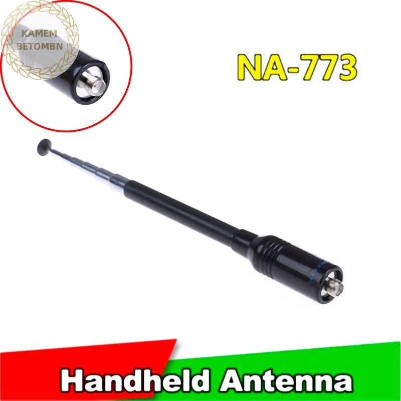 Kamembbn Cầm tay băng tần kép nagoya na-773 sma-f ăng-ten uv-5r 5re b5 b6 đài phát thanh hai chiều V