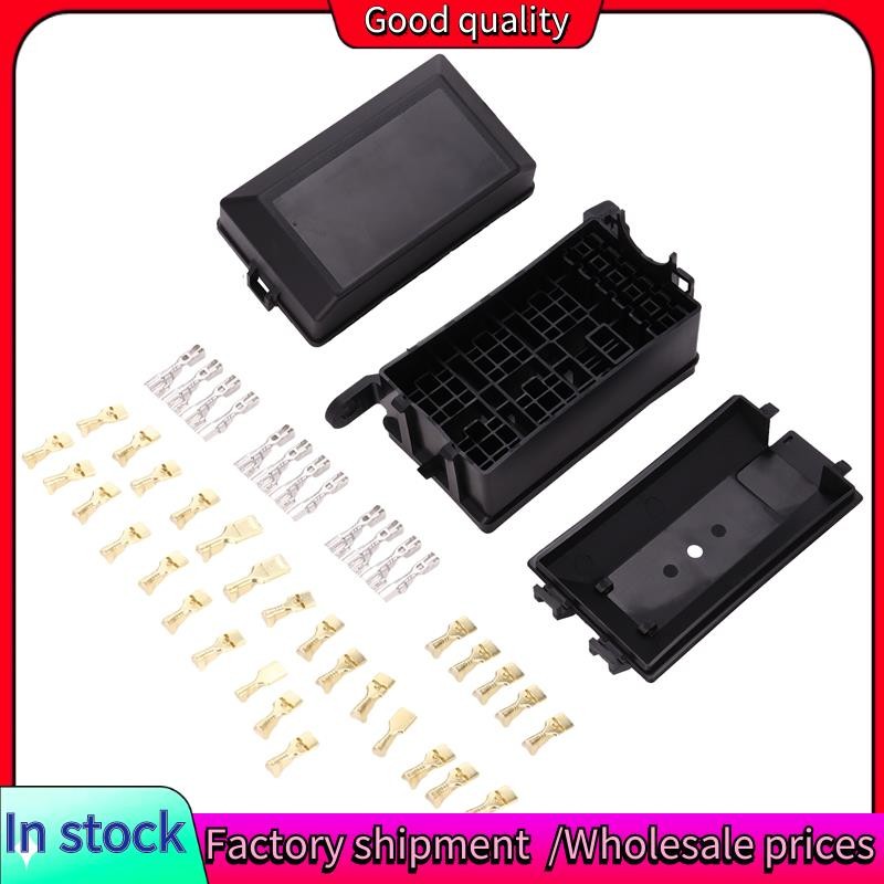 Stock-Fuse-Relay Box 5 tầng Giá đỡ khối Rơle 6 Giá đỡ cầu chì-Block 12V Hộp cầu chì