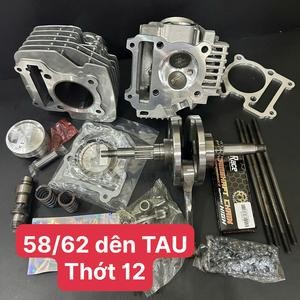 COMBO Đầu lòng Dên Sirius 110 58 62 + 12 đi thớt 12 ly cam cò đủa sên cam zên tau cho Si rút 58 62