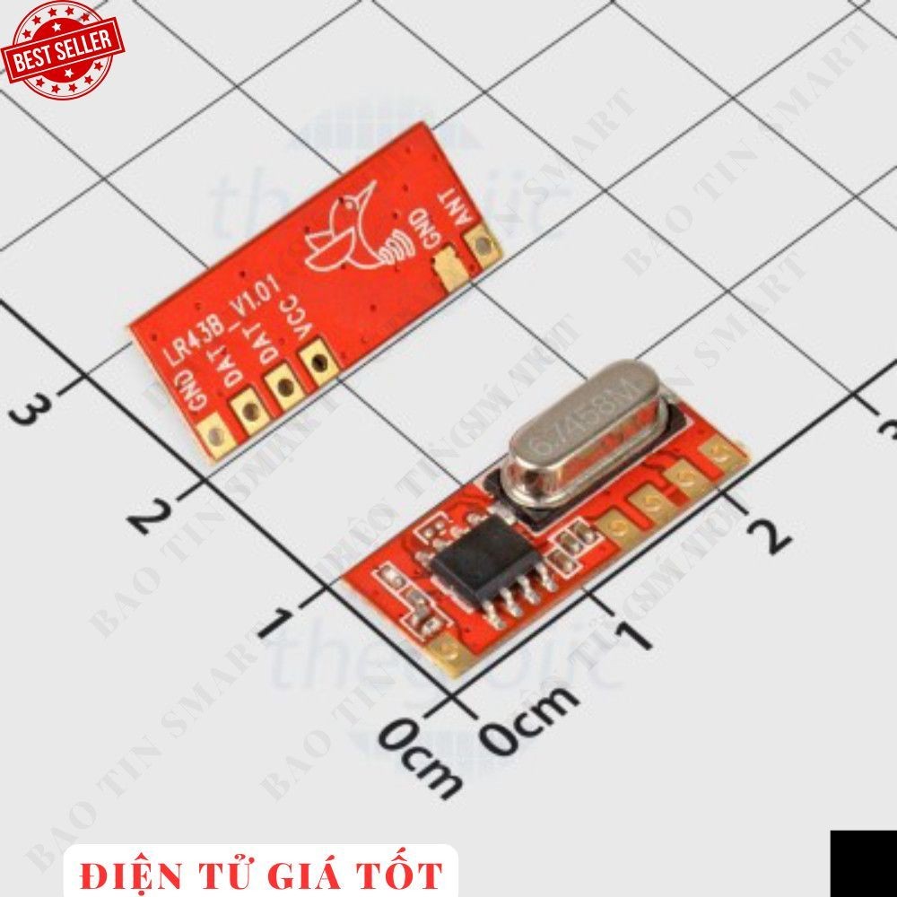 LR43B Mạch Thu RF 433MHz Điện Tử Giá Tốt 886