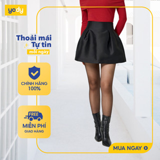  [SALE ĐG] Chân Váy Nữ YODY Dáng Bom Cạp Cao Cơi Túi CVN7179