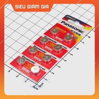 [5 Cái]- Pin Alkaline LR44-A76 Panasonic Pin Cúc Áo 1.5V SmartFix Linh Kiện