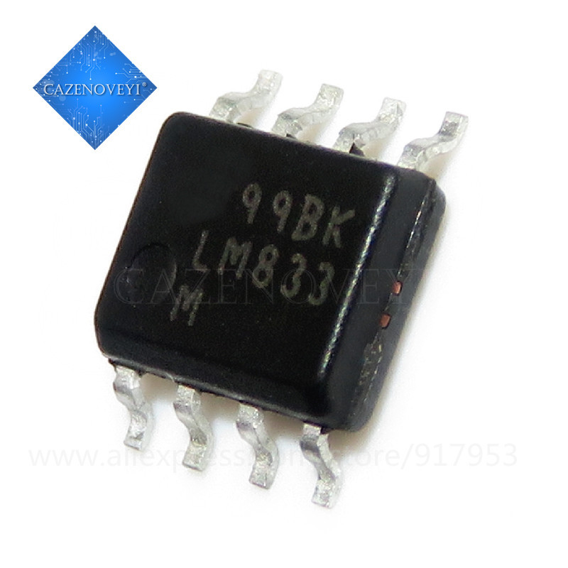 Chip 10 mảnh LM833M LM833MX LM833 SOP-8
