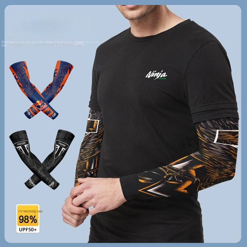 Cycling Cool Sun Protection Oversleeve Harley Motorcycle Arm Sleeves Motorcycle Sports Electric Car 