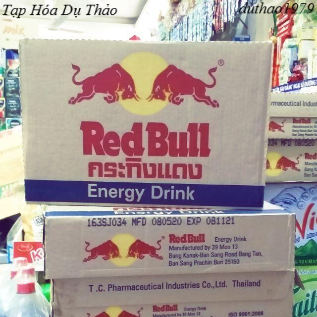 Bò Húc Red Bull Thái Thùng 24 lon