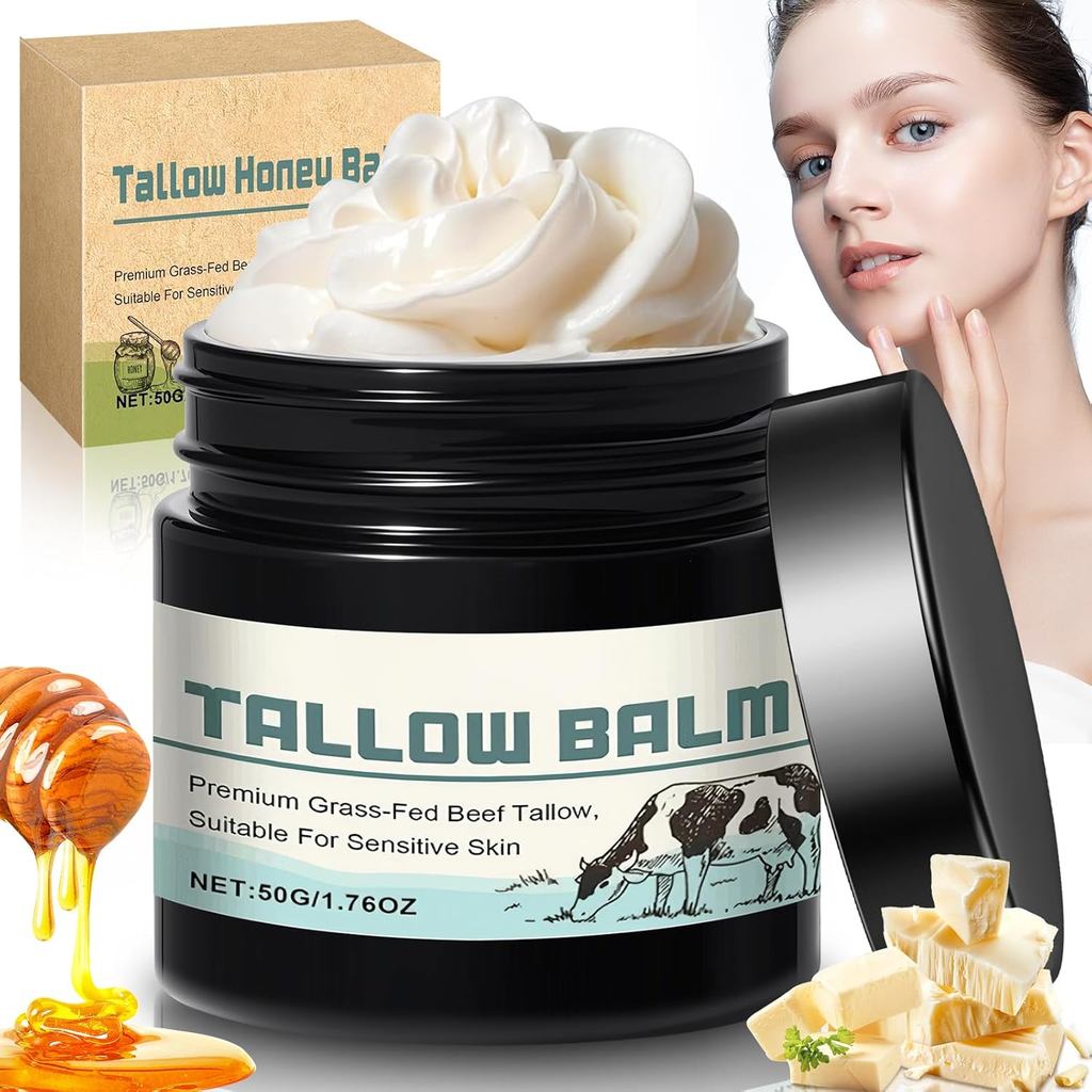 Tallow and Honey Balm Beef Tallow for Face Beef Tallow for Skin (50ML)