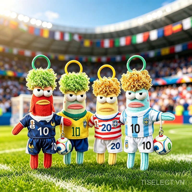 Fast shipping: Bikini Town residents' ugly fish, working fish, limp fish, World Cup-themed doll outf