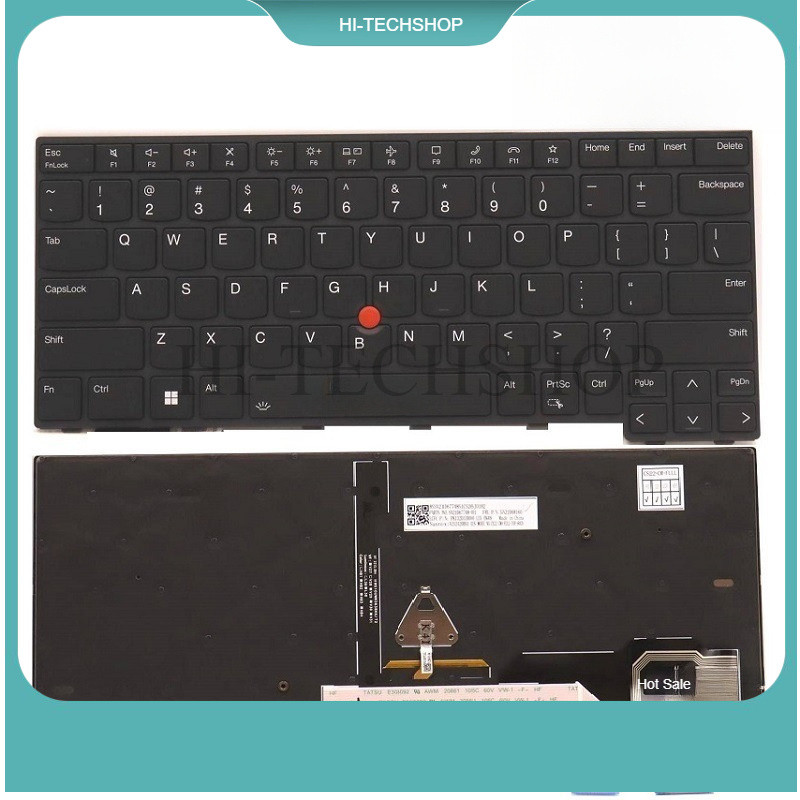 ⭐ [ZIN] Bàn phím laptop Lenovo Thinkpad T14 Gen 3, L14 Gen 3, P14s G3 có led chuột