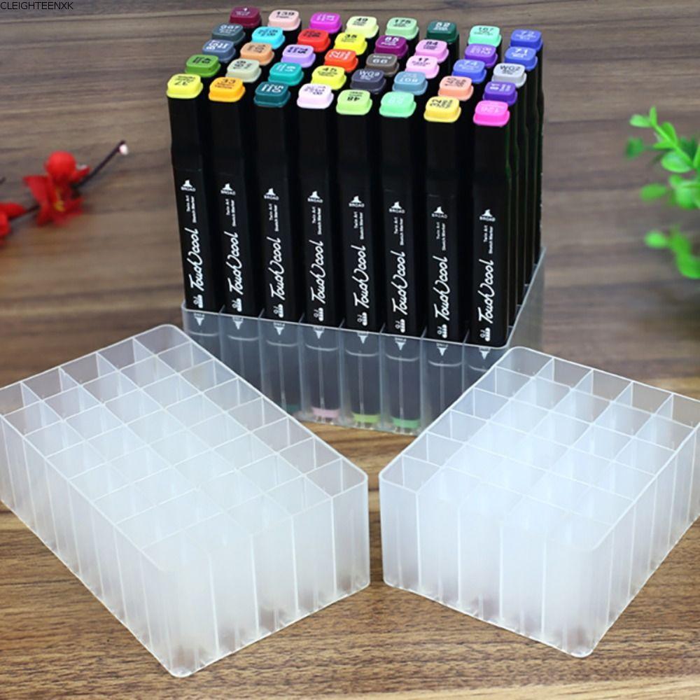 Hộp đựng bút đánh dấu CLEIGHTEEN8H, Hộp đựng bút đa chức năng dung lượng lớn, 12 / 24 / 30 / 40 / 48
