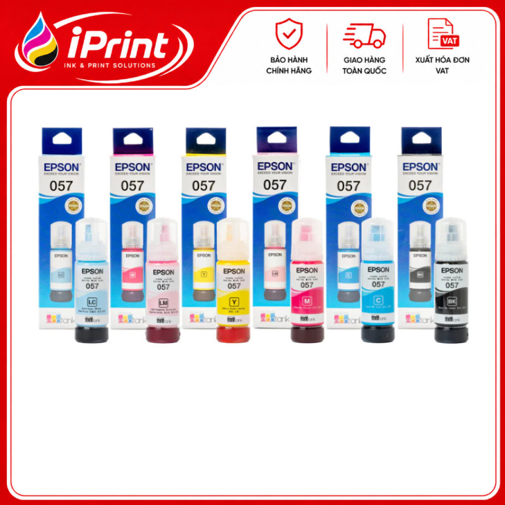 Mực in Epson 057 - Hàng chính hãng - Dùng cho máy Epson L8050/L18050
