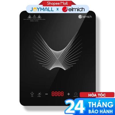 Bếp từ đơn Elmich ICE-9180, Hàng chính hãng, kính ceramic chịu lực, tự ngắt khi quá nhiệt - JoyMall