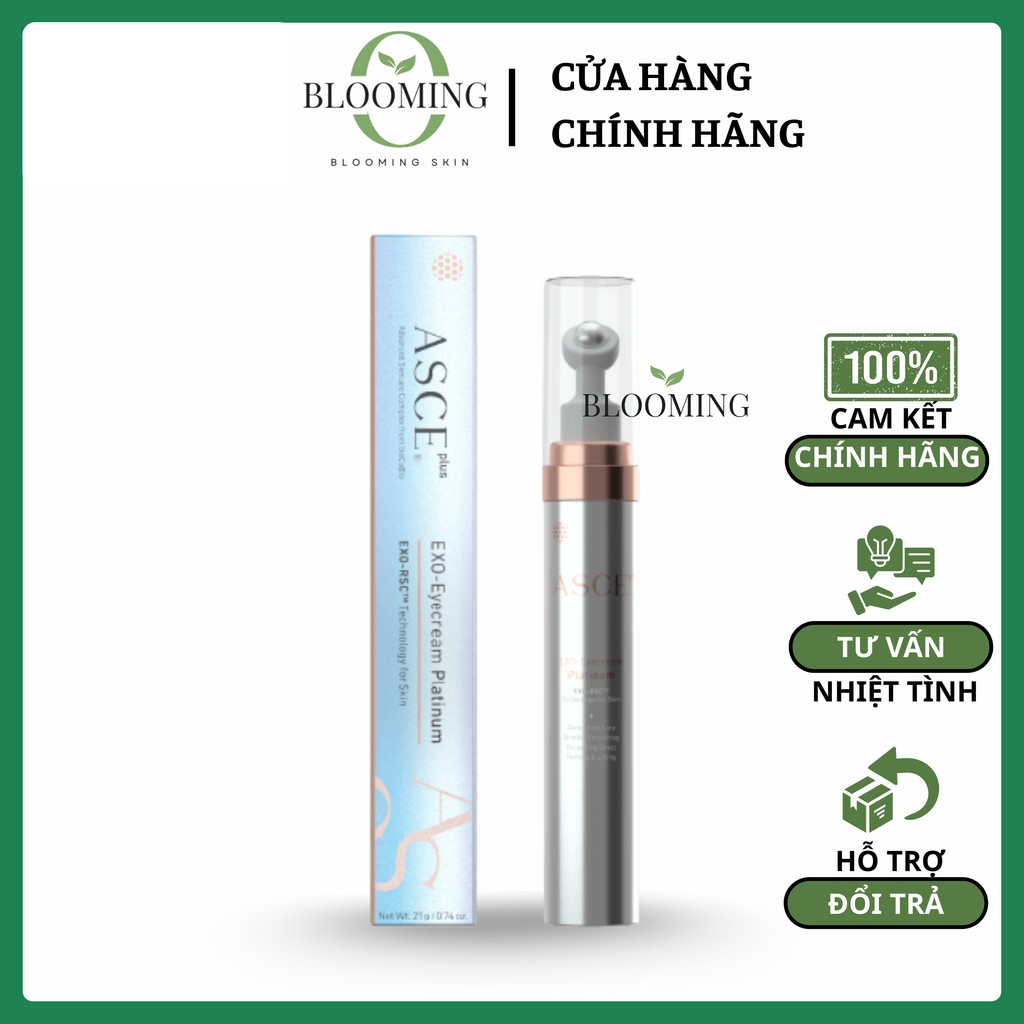 [Công ty] Kem Dưỡng Mắt ASCE+ EXO Eye Cream Platinum Exosome Dưỡng Ẩm, Làm Sáng & Hỗ Trợ Giảm Thâm V