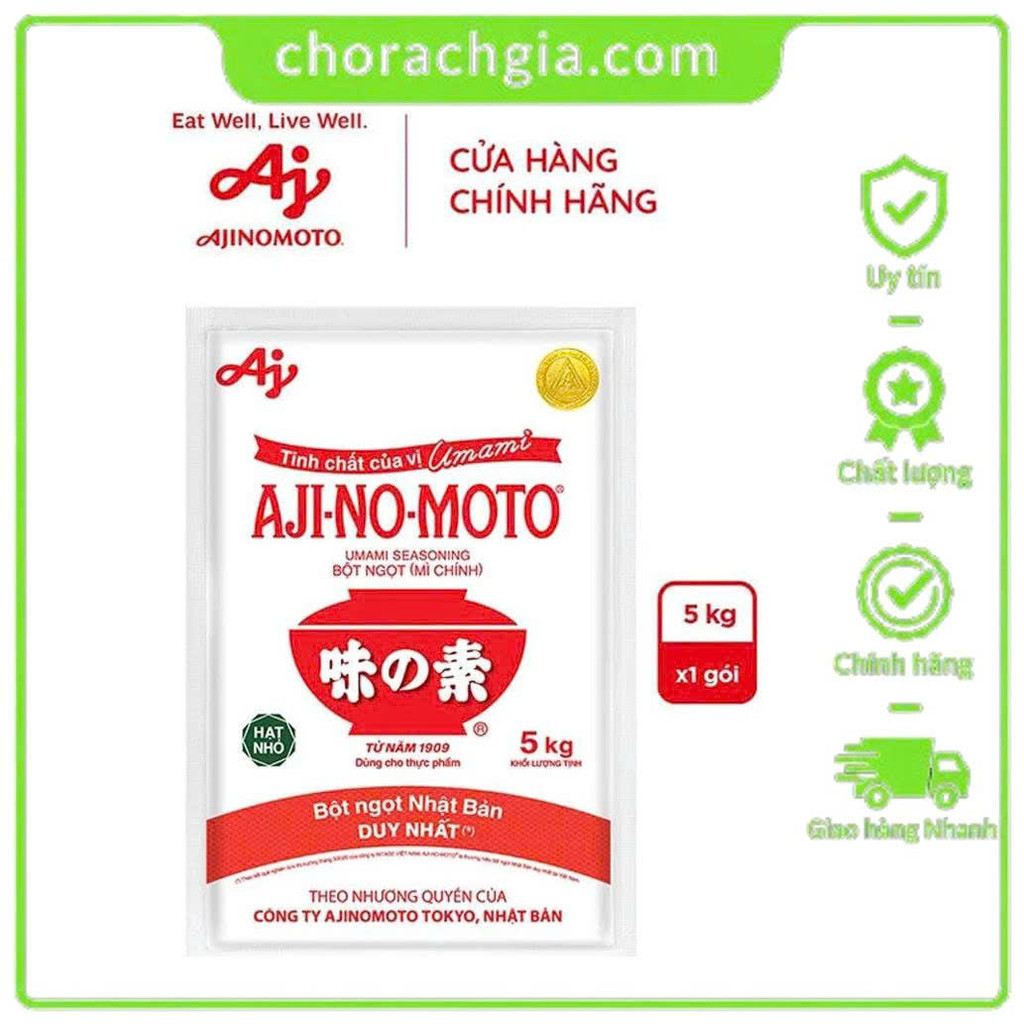 Bột Ngọt Ajinomoto Hạt Nhỏ 5kg/Gói - Gói