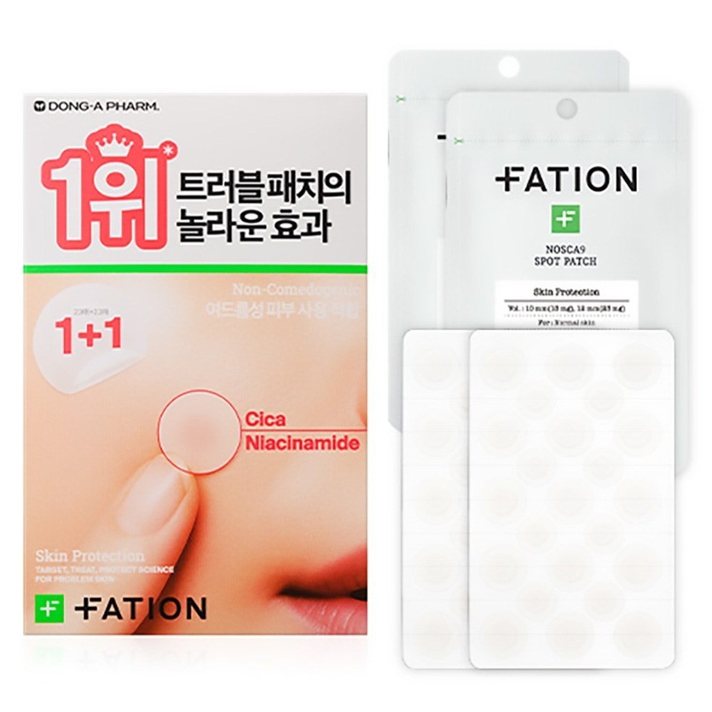 Noscarnine Spot Patch 46ea Acne Care Blemish Cover Soothing Hydrocolloid – Pation Korean Skincare K-