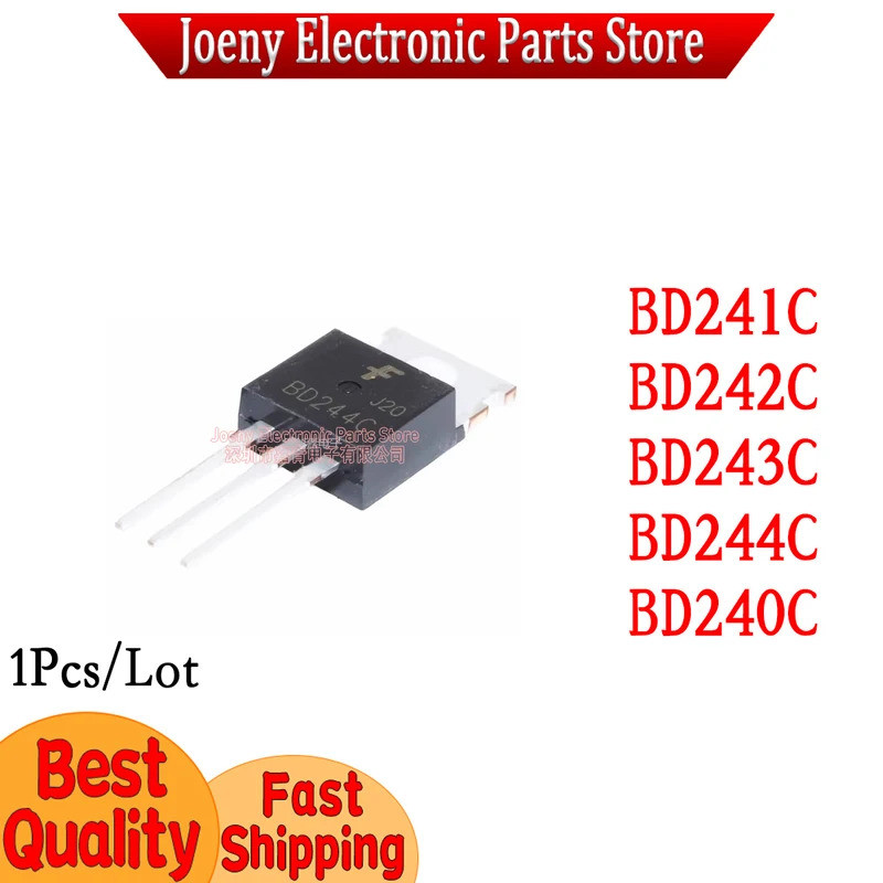 5 Chiếc BD241C BD242C BD243C BD244C BD240C TO-220 Hiệu Ứng Trường Transistor