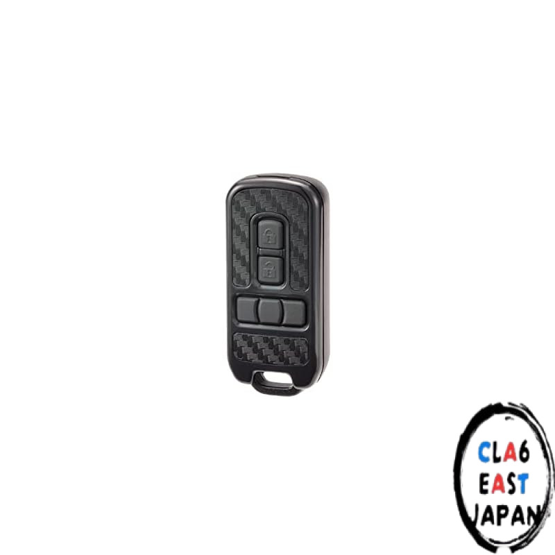 CARMATE Car Key Case for Honda B Solid Carbon-like for N-Box, N-One, N-Van DZ245