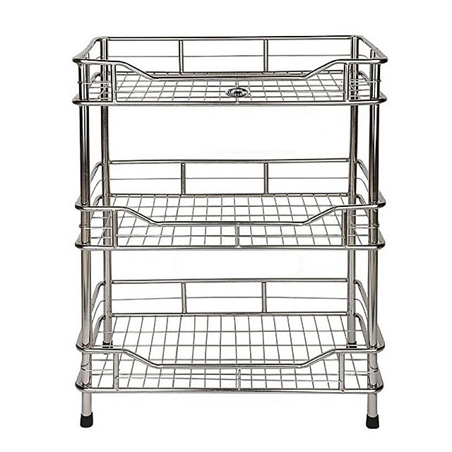 Kệ chén 3 tầng inox