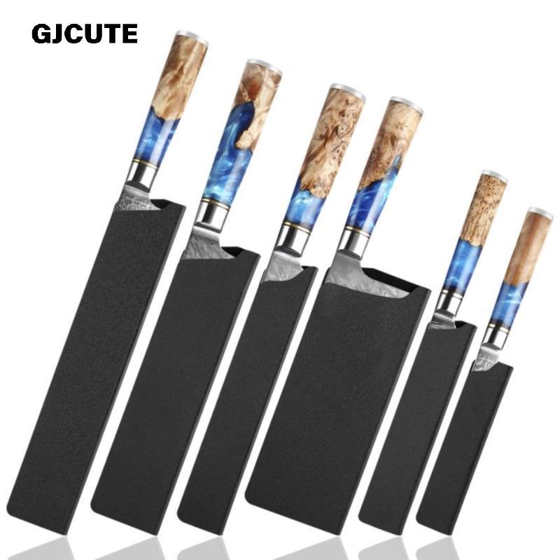 24H SHIP⚡GJCUTE Bếp Thiết Yếu Dao Đầu Bếp 8 Inch Có Vỏ Santoku Sushi Sashimi Cleaver Bộ Dụng Cụ Cắt 