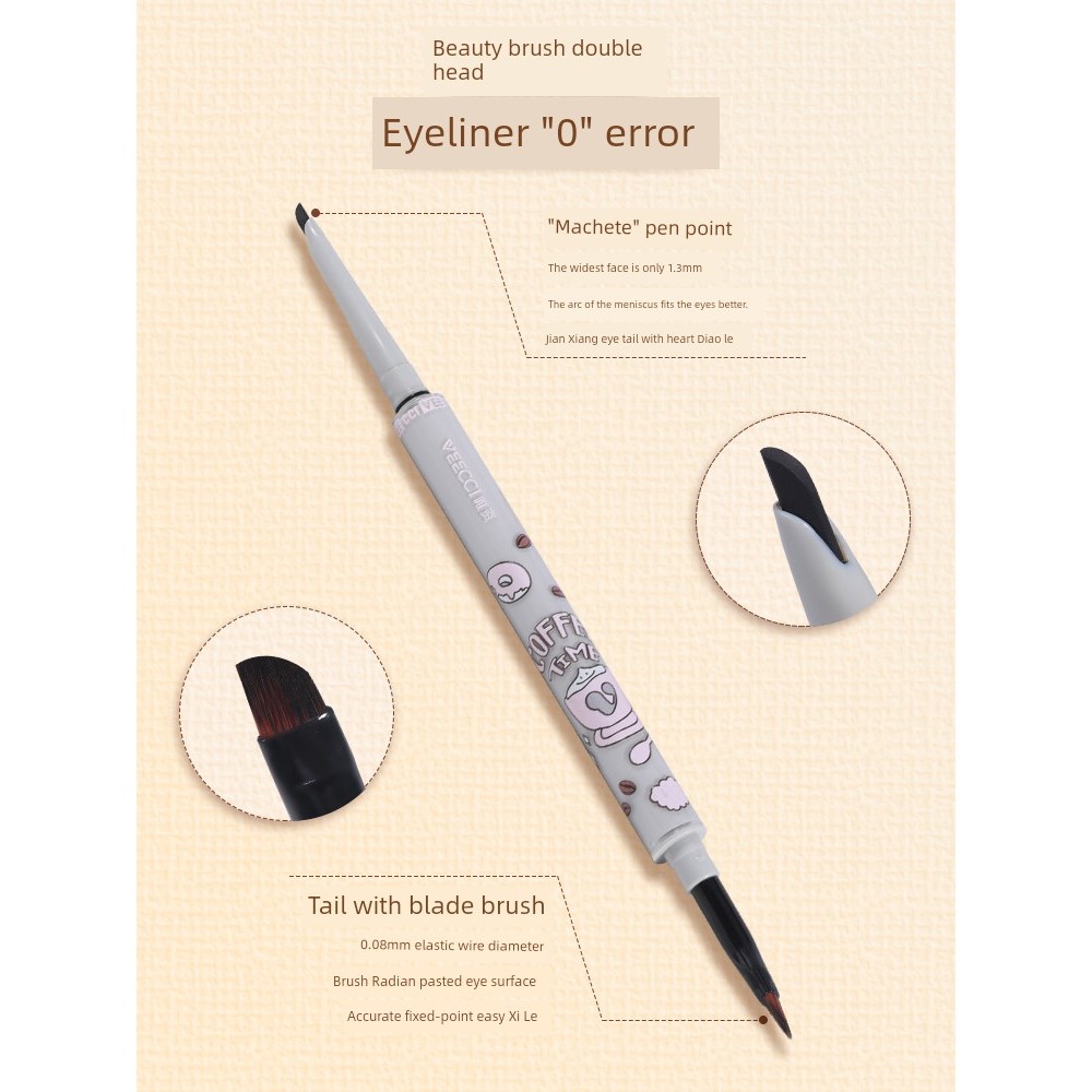 bút kẻ bọng mắt bút kẻ mắt dạng chì cọ kẻ mắt eyeliner Bút Gel kẻ hai đầu VEEECCI VEECCI Phát triển 