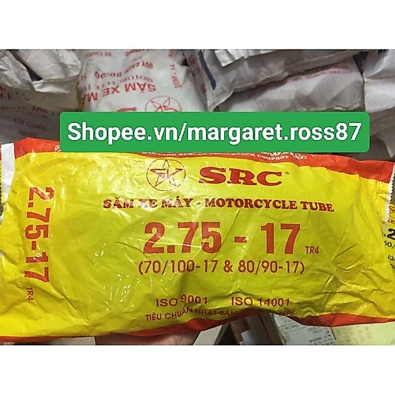 RUỘT, SĂM XE MÁY SAO VÀNG 2.75-17 (80/90-17)