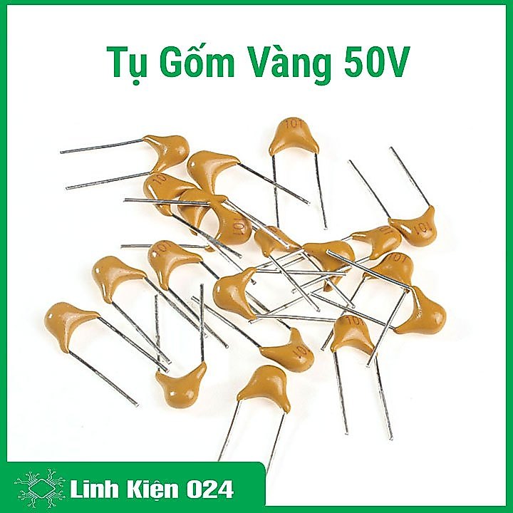 Tụ Gốm Vàng 50V Loại Tốt ( 1 Con )