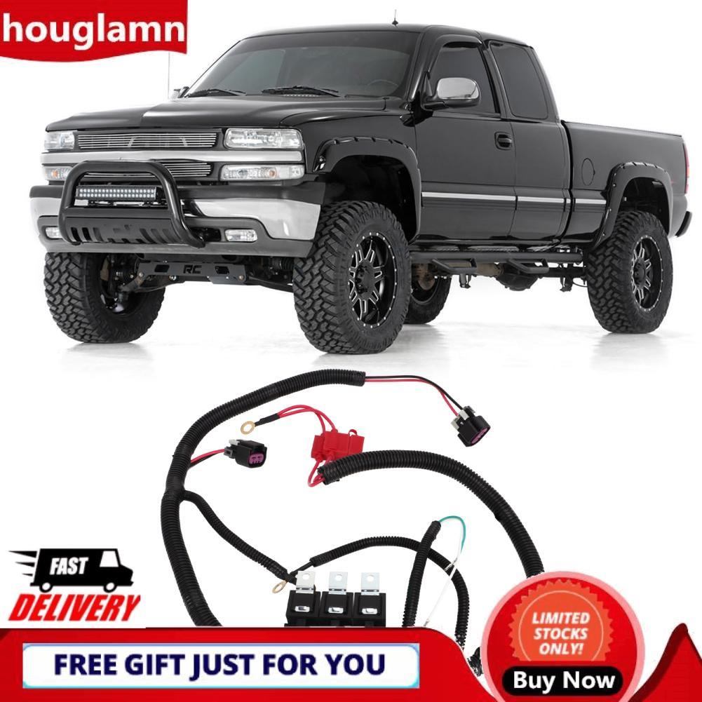 houglamn Quạt điện kép Dây nịt điều khiển ECU 7L5533A226T Thay thế để làm mát Chất liệu đồng ABS OE 