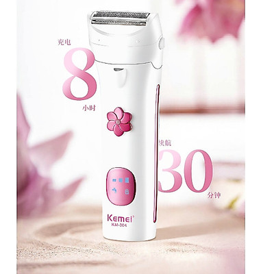 Máy Cạo Lông Toàn Thân Kháng Nước Tiện Dụng  Kemei Km - 304