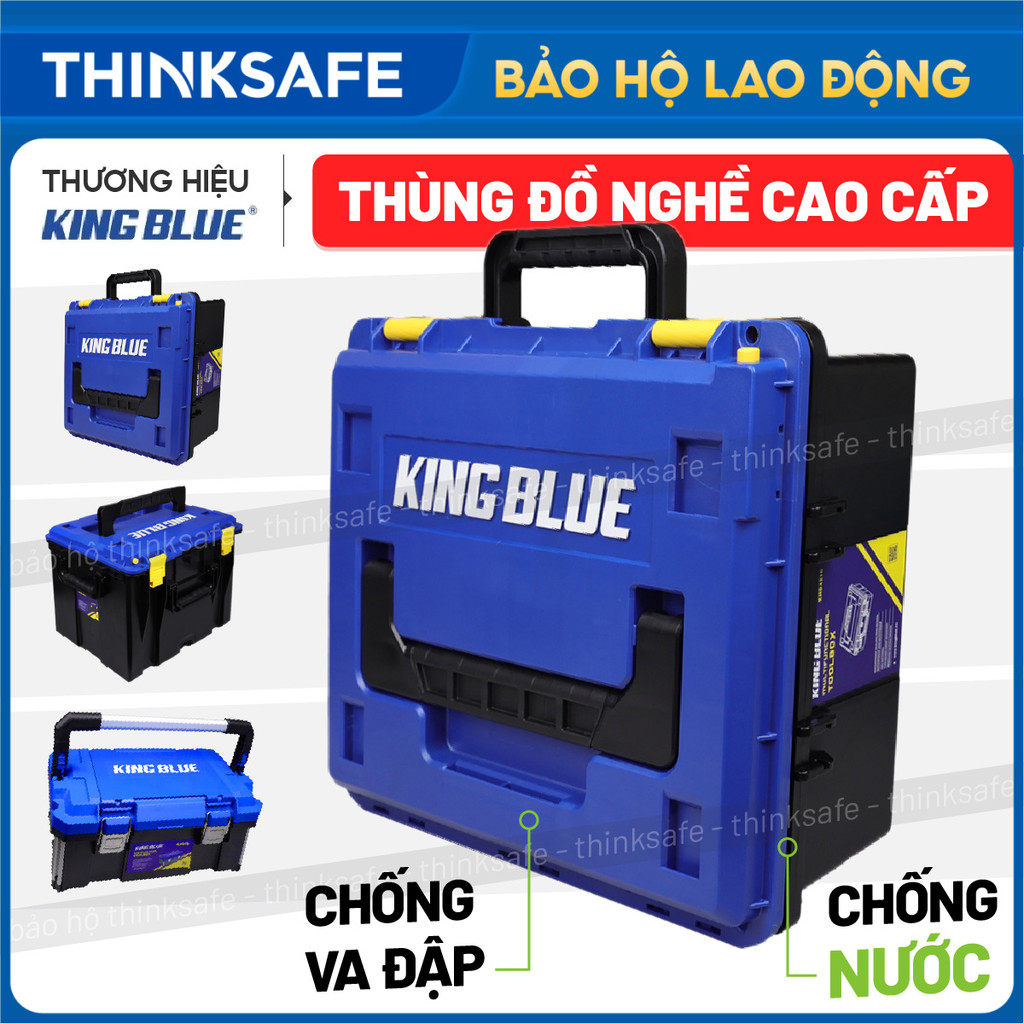 Thùng đựng đồ nghề KingBlue KHD4212/ KHD4216/ KHD20/ KHD4233 Hộp Nhựa ABS Chống nước, Chống va đập, 