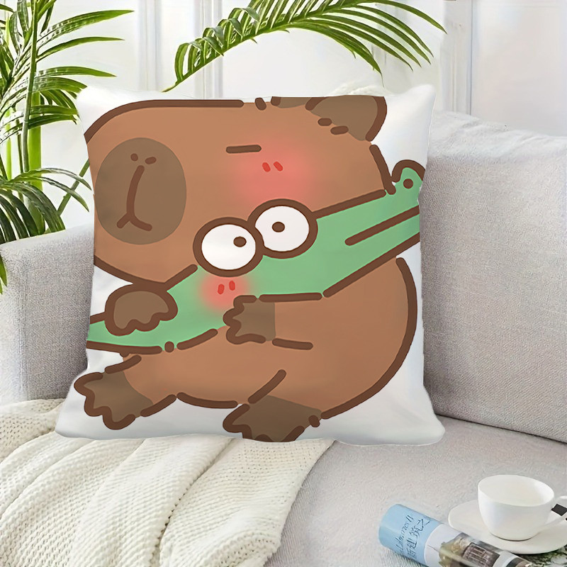 Emojis Sáng Tạo Kapibala Dolphin Gối ins Sofa Đệm Đơn Giản Và Dễ Thương Carto