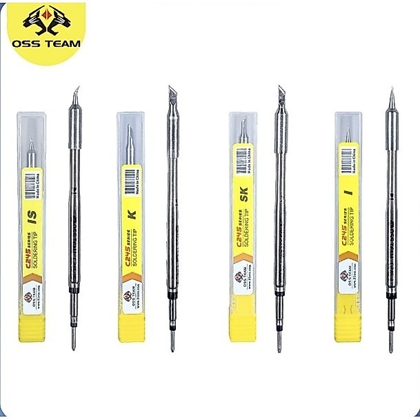 Mũi hàn C245 / T245 ( dùng cho máy hàn T245 OOS/GVM, Aixun T3A, Leiso T12-11 ) hàng như hình.