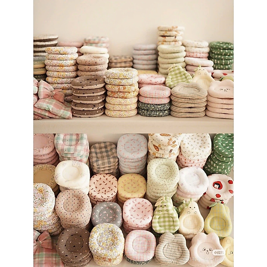 Miếng lót cốc lót ly vải nhồi bông, phụ kiện chụp ảnh, decor xinh xắn Binder Handmade