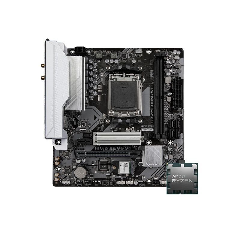 Combo Mainboard Gigabyte B650M Wi-Fi và CPU AMD Ryzen 7 9700X hiệu năng gaming đỉnh cao nhất