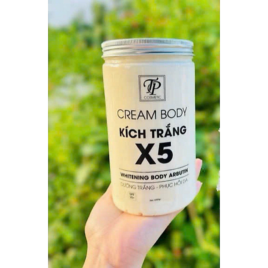 Kem Body Trắng Da X5 1000ml ( 1KG )