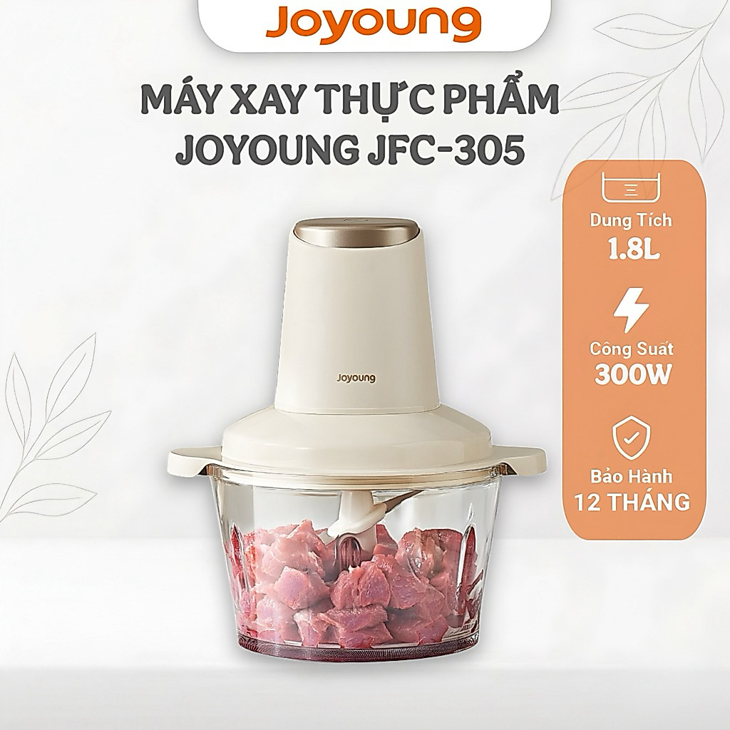 Máy Xay Thực Phẩm Joyoung JFC-305 Dung Tích 1.8L, Công Suất 300W Bảo Hành 12 Tháng