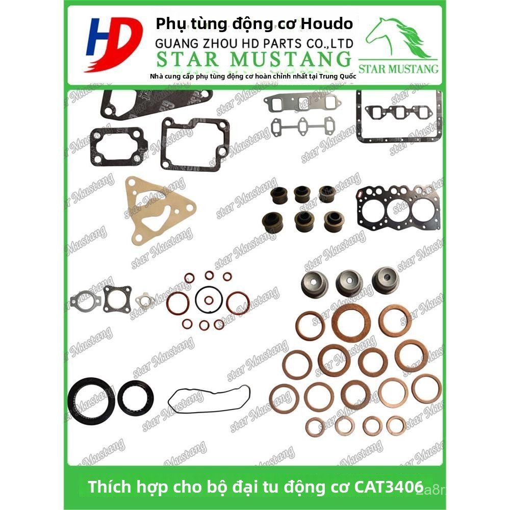 Bộ đại tu máy đào Yanmar 3TN66 gioăng mặt máy phớt chặn dầu phụ tùng chính hãng độ bền cực cao