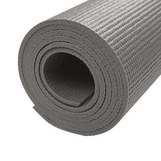   MALL  Thảm tập 6MM yoga tại nhà vật liệu TPE siêu bền XÁM ĐEN mềm mại chống trượt dày 6mm 