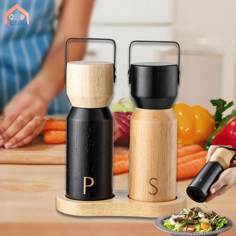 Acutuna Spice Mill Salt Mill Gỗ Mill Lớn 7 Inch Cho Thanh Cắm Trại Ngoài Trời Ở Bên Ngoài