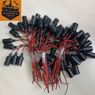   Combo 50 cái  Ổ Cắm Tẩu Sạc Đầu Cái Trên Ô Tô - Ổ Cắm Tẩu Cho Camera Hành Trình 12V -24V  10A 
