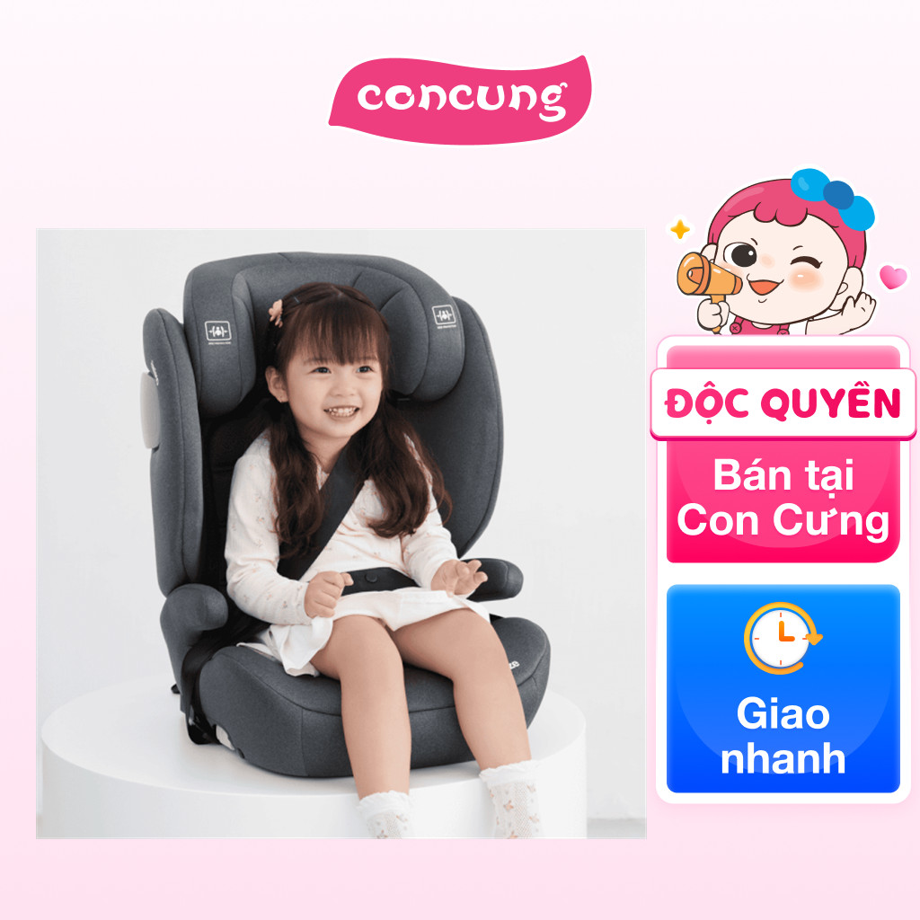 Ghế ngồi ô tô Animo Flexi Pro Isofix (100-150cm, i-size, HB629, Echo)