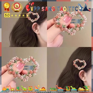  Kẹp Tóc Viền Hoa Thanh Lịch Dễ Thương Cho Nữ  Phụ Kiện Thời Trang Phong Cách Ngọt Ngào Dành Cho Nữ 