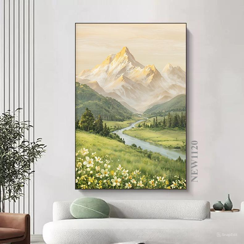 Các mẫu tranh canvas Size to NEW1120 chủ đề thiên nhiên tươi đẹp trang trí phòng khách, phòng ngủ, h