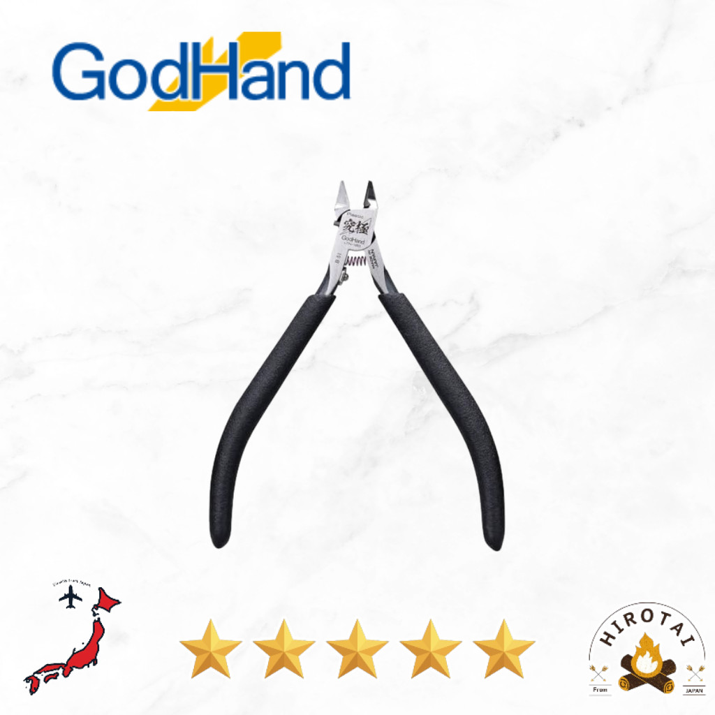 GodHand Lightning Nipper GH-LTN-120 - Ultra-Thin Cutting Edge for Model Kits: Elevate Your Craftsman