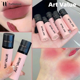 Son môi lì Art Value Lip Glaze Matte Velvet Lipstick không bết dính cải thiện làn da không dễ phai màu son bóng lâu trôi Tattielove