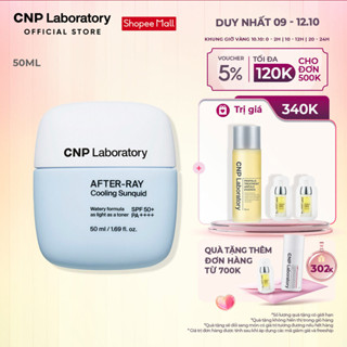 [CNP Laboratory Official]Sữa chống nắng dịu da CNP Laboratory After-Ray Cooling Sunquid SPF50+ PA++++ 50ML
