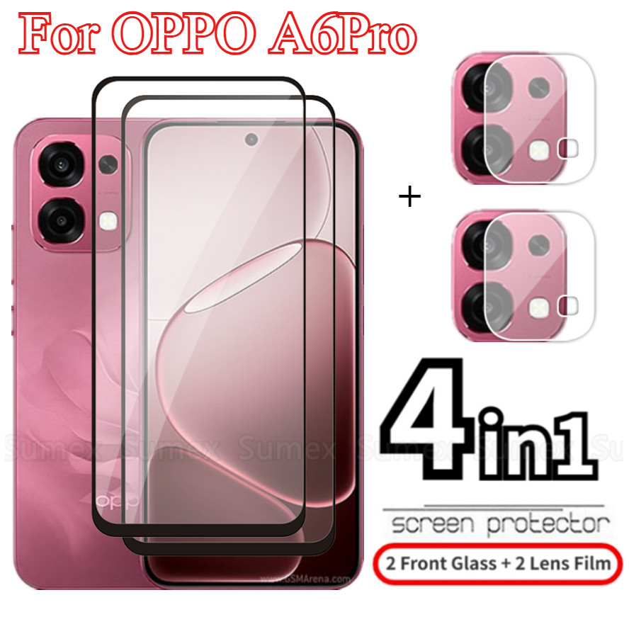 Kính Cường Lực Cho OPPO A6 Pro A6X 5G Bảo Vệ Màn Hình Xem HD Phim Trong Suốt Ống Kính Máy Ảnh Phim B