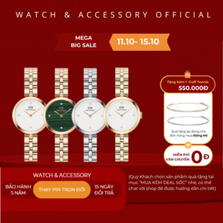 [TẶNG KÈM HỘP NƠ] Đồng hồ Nữ Daniel  dây thép không gỉ - Elan Lumine đính đá 22MM - Daniel Sore Vietnam